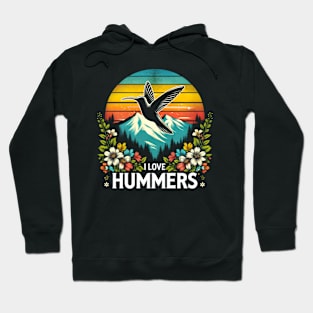 I Love Hummers Colibri Hummingbird Hoodie